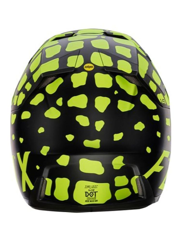 Casco Fox V3 Grav Helmet ECE -BLKYLW FOX