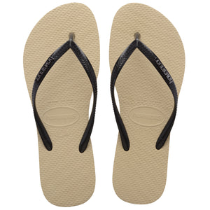 Sandalias para Mujer HAVAIANAS FLIP FLOP SLIM LOGO METALLIC 2181