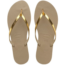 Cargar imagen en el visor de la galería, Sandalias para Mujer HAVAIANAS BEACH YOU METALLIC FC 9371
