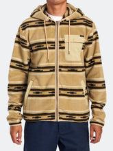 Cargar imagen en el visor de la galería, Polera para Hombre RVCA CON ZIP HAWTHORNE FLEECE THN0
