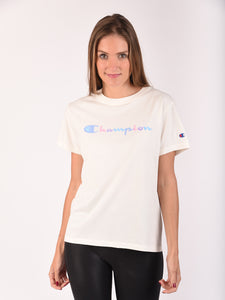 Polo para Mujer CHAMPION C-GT18H586417 CLASSIC TEE - WATERCOLOR SCRIPT 045