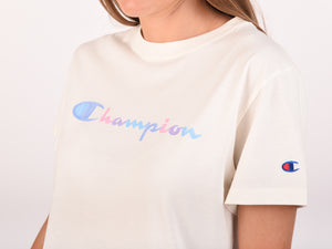 Polo para Mujer CHAMPION C-GT18H586417 CLASSIC TEE - WATERCOLOR SCRIPT 045