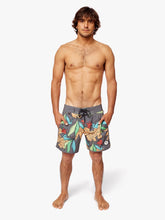 Cargar imagen en el visor de la galería, Ropa de Baño para Hombre Dunkelvolk BOARDSHORT ALOHA 16&quot; BLK
