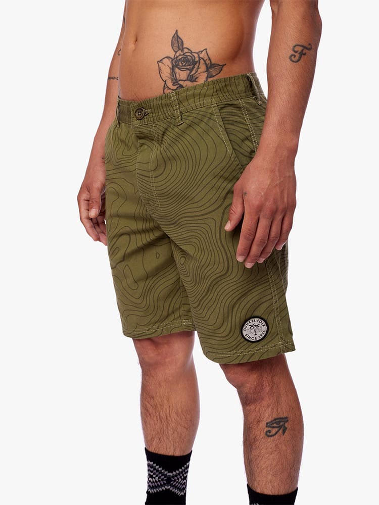 Short para Hombre Dunkelvolk DRILL FULL PRINT RADAR ARMY DUNKELVOLK