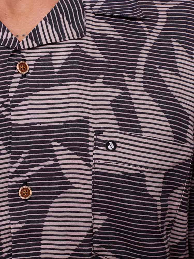 Camisa para Hombre Dunkelvolk HAWAIIAN DISTORTION HAWAIIAN SHIRT PNK DUNKELVOLK