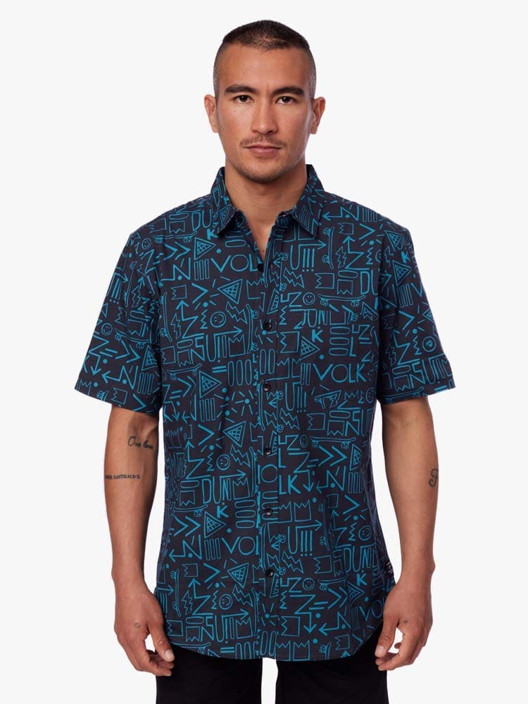 Camisa para Hombre Dunkelvolk CLASSIC ETNIA CLASSIC SHIRT NVY DUNKELVOLK