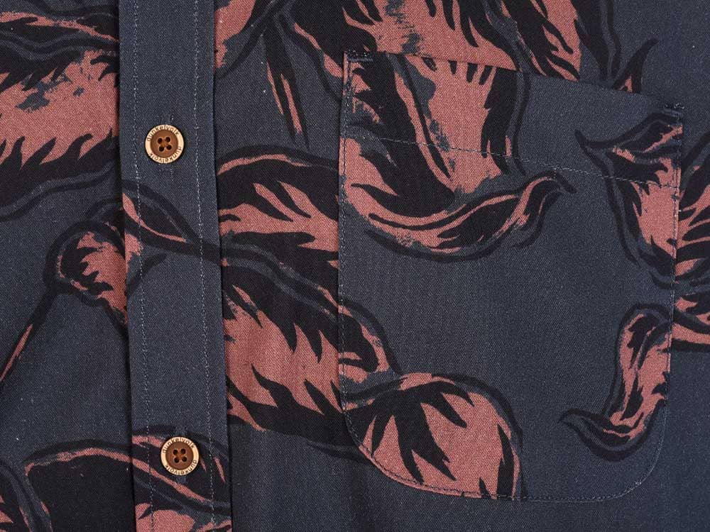 Camisa para Hombre Dunkelvolk CLASSIC TROPICANA CLASSIC SHIRT NVY DUNKELVOLK