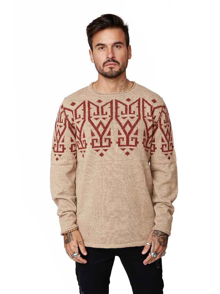 Chompa para Hombre Dunkelvolk CREW NECK ANKA ALPACA ROS DUNKELVOLK