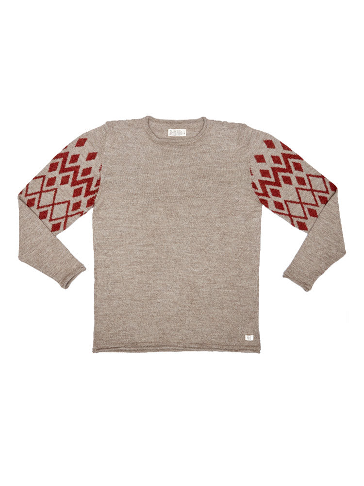 Chompa para Hombre Dunkelvolk CREW NECK PISAC ALPACA BEI DUNKELVOLK