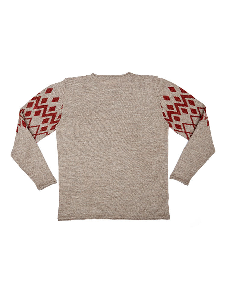 Chompa para Hombre Dunkelvolk CREW NECK PISAC ALPACA BEI DUNKELVOLK