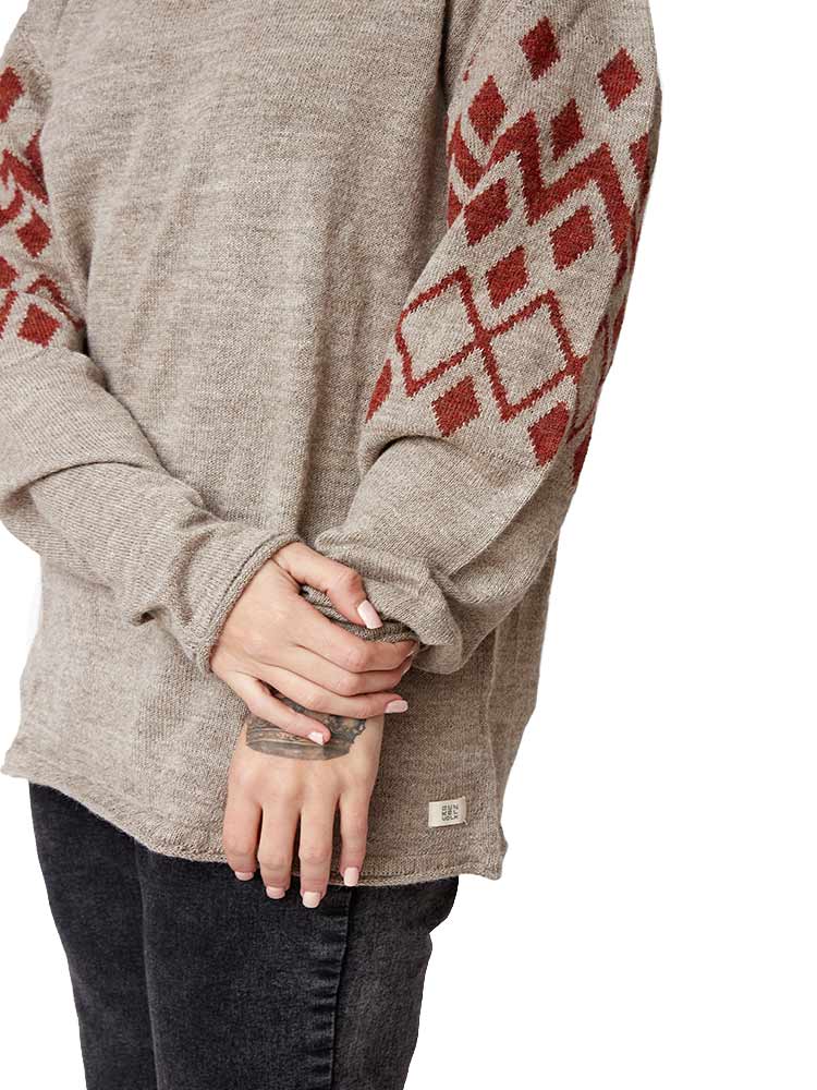 Chompa para Hombre Dunkelvolk CREW NECK PISAC ALPACA BEI DUNKELVOLK
