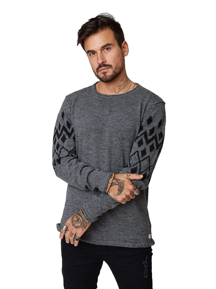 Chompa para Hombre Dunkelvolk CREW NECK PISAC ALPACA GRI DUNKELVOLK
