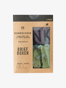 Pack de Boxers para Hombre Dunkelvolk BOXER BRIEF GIG-TOTTEM GRI-VER