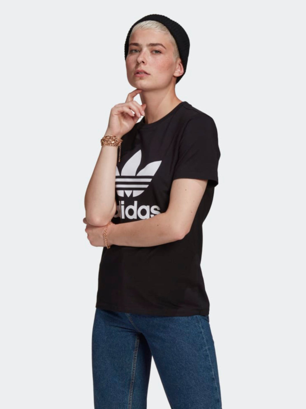 Polo para Mujer ADIDAS GN2896 TREFOIL TEE BLK