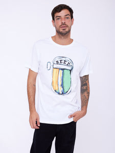 Polo para Hombre REEF CLASSIC REEF COLOR TEE WHI