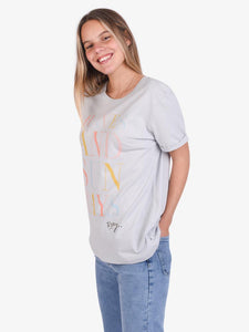 Polo para Mujer ROXY CLASSIC CRYSTAL VISIONS TEE GRCL