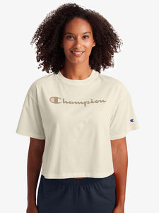 Polo para Mujer CHAMPION W5950G550757 THE CROPPED TEE  GRAPHIC NTC
