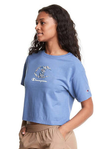 Polo para Mujer CHAMPION W5950G586972 THE CROPPED TEE  GRAPHIC 2X3