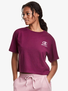 Polo para Mujer CHAMPION W5950G586978 THE CROPPED TEE  GRAPHIC H1S